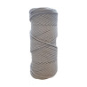 ARTEMIO - Cabled Cotton String Spool - 3 mm x 60 m - Grey