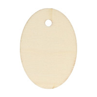 ARTEMIO - Wooden Keyrings - Ovals - Set of 6