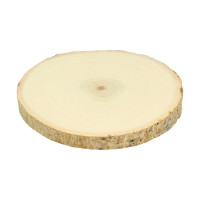 ARTEMIO - Round Poplar Wood Slices - 12-15 cm - Set of 2
