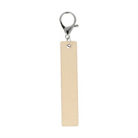 ARTEMIO - Porte-Clés en Bois - Rectangles 20 x 100 x 5 mm - Set de 3