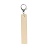 ARTEMIO - Wooden Keyrings - Rectangles 20 x 100 x 5 mm - Set of 3