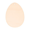 ARTEMIO - Wooden Keyrings - Eggs 6 x 8 x 0.3 cm - Set of 6