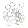ARTEMIO - Anneaux Porte-Clés - Ronds 20 mm - Set de 30