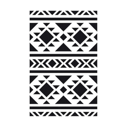 ARTEMIO - Pochoir 10 x 15 cm - Géométrique Navajo