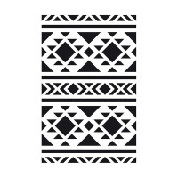 ARTEMIO - Stencil 10 x 15 cm - Navajo Geometric