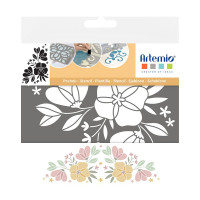 ARTEMIO - Stencil 10 x 15 cm - On My Way Flower