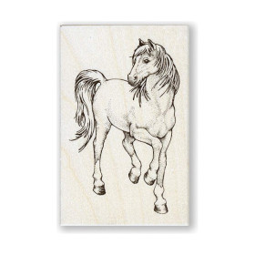 ARTEMIO - Wooden Stamp - Horse