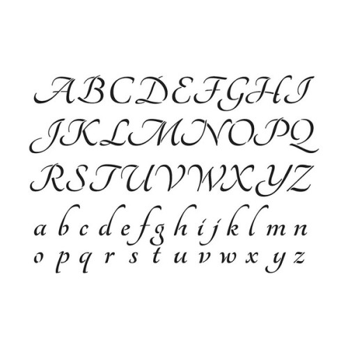 ARTEMIO - Pochoir A4 - Alphabet