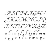 ARTEMIO - Pochoir A4 - Alphabet