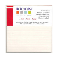ARTEMIO - 3D Foam Adhesive Pads - Set of 1083 - 5x5mm - 1/2/3mm