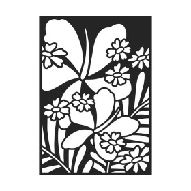 ARTEMIO - Stencil A4 - Color Block Flowers