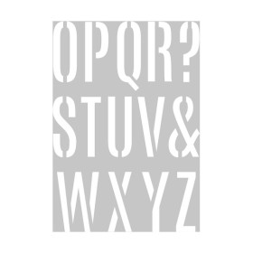ARTEMIO - A3 Stencil - Giant Alphabet - 2 Sheets