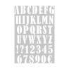 ARTEMIO - A3 Stencil - Alphabet - With Numbers and Signs