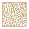 ARTEMIO - Pochoir 20x20 cm - Kraft - Terrazzo