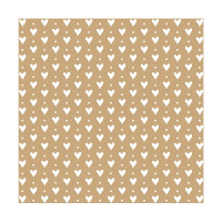 ARTEMIO - 20x20 cm Stencil - Kraft - Love