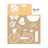 ARTEMIO - Pochoir 20x20 cm - Way - Vélo