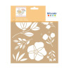 ARTEMIO - 20x20 cm Stencil - Way - Flowers