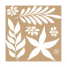ARTEMIO - Pochoir 20x20 cm - Block - Fleurs