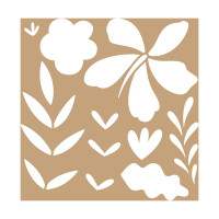 ARTEMIO - Pochoir 20x20 cm - Block - Feuillage