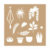 ARTEMIO - Pochoir 20x20 cm - Simple - Plantes