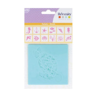 ARTEMIO - Set of 12 Stencils - 9 x 9 cm - Mermaid