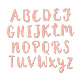 SIZZIX - Cutting Die - Thinlits - Capital Alphabet 26 pieces