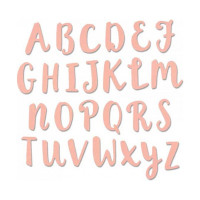 SIZZIX - Cutting Die - Thinlits - Capital Alphabet 26 pieces