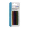ARTEMIO - Bâtons Colle Couleurs - Pailletés - Set de 6 - 7 mm