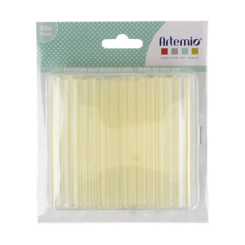 ARTEMIO - Universal Glue Sticks - Set of 60 - 7 mm x 10 cm