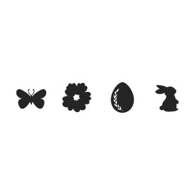 ARTEMIO - Set de 4 Tampons - 20x25mm - Mariposa