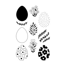 ARTEMIO - Tampons - CLEAR - Mariposa / Oeufs (9x14)