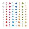ARTEMIO - Pierres Adhésives - Set de 80 - RONDES - 8 COULEURS
