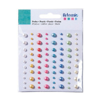 ARTEMIO - Adhesive Gems - Set of 80 - RHINESTONES PERLES