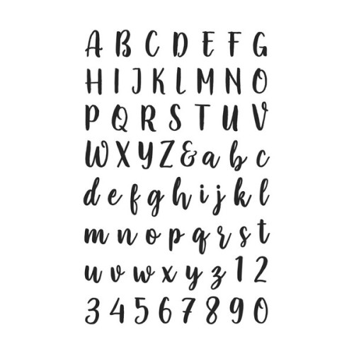 ARTEMIO - Cutting Die - Nature - Alphabet + Numbers