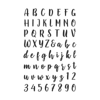 ARTEMIO - Cutting Die - Nature - Alphabet + Numbers