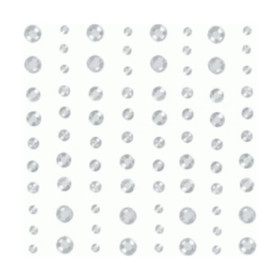 ARTEMIO - Rhinestone Set - 80 pcs - SILVER - ASSORTIMENT