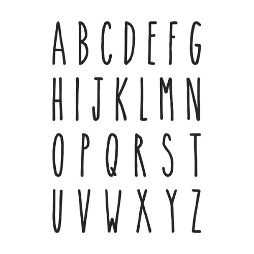 ARTEMIO - Cutting Die - Nature - Uppercase Alphabet