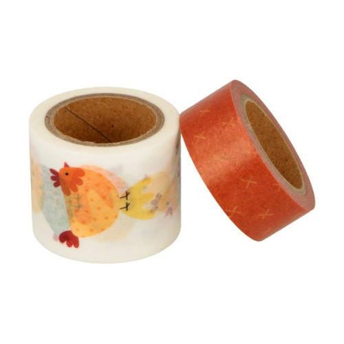 ARTEMIO - Masking Tape Roll - MT - Les Poulettes - 15+30MMx5M
