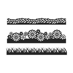ARTEMIO - Matrice de Découpe - Bordure - Fleurs