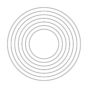 ARTEMIO - Cutting Die - Let It Snow - 6 Circles