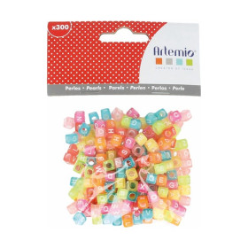 ARTEMIO - Alphabet Beads - Set of 300 - 6MM - ACIDULE