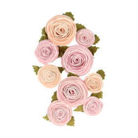 ARTEMIO - Fleurs en Papier - Set de 9 - SECRET GARDEN