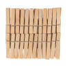 ARTEMIO - Pinces à Linge Bois - Set de 48 - 48x7MM