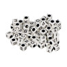 ARTEMIO - Alphabet Beads - Set of 300 - 6MM - BLANC / NOIR