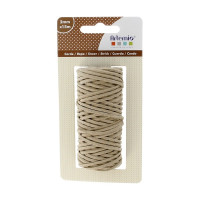 ARTEMIO - Leather Twine Reel - Plat - 2mm x 15m - Nature