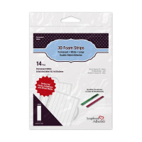 ARTEMIO - 3D Double-Sided Foam Strips - Foam Strips White - Mix
