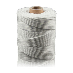 ARTEMIO - Bobine de Ficelle Coton Câblé - 1.5 mm x 140 m - Blanc