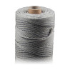 ARTEMIO - Cabled Cotton Twine Reel - 1.5 mm x 140 m - Grey