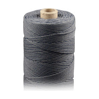 ARTEMIO - Bobine de Ficelle Coton Câblé - 1.5 mm x 140 m - Anthracite