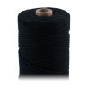 ARTEMIO - Bobine de Ficelle Coton Câblé - 1.5 mm x 140 m - Noir